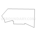 Census Tract 206, Miller County, Arkansas (Light Gray Border)
