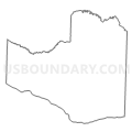 Census Tract 901, Nevada County, Arkansas (Light Gray Border)