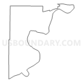 Census Tract 306, Crittenden County, Arkansas (Light Gray Border)