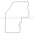 Census Tract 37.10, Pulaski County, Arkansas (Light Gray Border)
