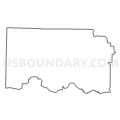 Census Tract 703, White County, Arkansas (Light Gray Border)