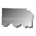 Census Tract 703, White County, Arkansas (Gray Gradient Fill with Shadow)