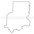 Census Tract 702, White County, Arkansas (Light Gray Border)
