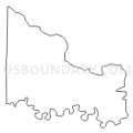 Census Tract 9602.01, Marion County, Arkansas (Light Gray Border)