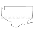 Census Tract 9603, Marion County, Arkansas (Light Gray Border)