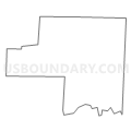 Census Tract 36.07, Pulaski County, Arkansas (Light Gray Border)