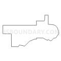 Census Tract 114, Mississippi County, Arkansas (Light Gray Border)