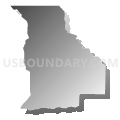 Census Tract 209.02, Benton County, Arkansas (Gray Gradient Fill with Shadow)