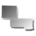 Census Tract 206.03, Benton County, Arkansas (Gray Gradient Fill with Shadow)