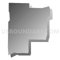 Census Tract 213.06, Benton County, Arkansas (Gray Gradient Fill with Shadow)