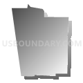 Census Tract 212.01, Benton County, Arkansas (Gray Gradient Fill with Shadow)