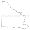 Census Tract 9503, Polk County, Arkansas (Light Gray Border)