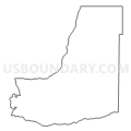 Census Tract 9530, Montgomery County, Arkansas (Light Gray Border)
