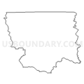 Census Tract 801, Sevier County, Arkansas (Light Gray Border)