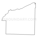 Census Tract 4604, Van Buren County, Arkansas (Light Gray Border)