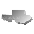 Census Tract 4601, Van Buren County, Arkansas (Gray Gradient Fill with Shadow)
