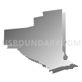 Census Tract 9800, Santa Barbara County, California (Gray Gradient Fill with Shadow)