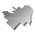 Census Tract 6, Santa Barbara County, California (Gray Gradient Fill with Shadow)