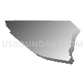 Census Tract 2, Santa Barbara County, California (Gray Gradient Fill with Shadow)