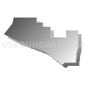 Census Tract 20.13, Santa Barbara County, California (Gray Gradient Fill with Shadow)
