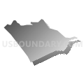 Census Tract 5123.08, Santa Clara County, California (Gray Gradient Fill with Shadow)