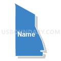 Census Tract 5099.02, Santa Clara County, California (Solid Fill with Shadow)