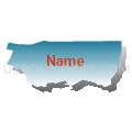 Census Tract 5069, Santa Clara County, California (Blue Gradient Fill with Shadow)