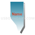 Census Tract 5065.03, Santa Clara County, California (Blue Gradient Fill with Shadow)