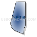 Census Tract 5120.47, Santa Clara County, California (Radial Fill with Shadow)