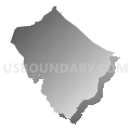 Census Tract 5073.02, Santa Clara County, California (Gray Gradient Fill with Shadow)