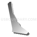 Census Tract 5043.18, Santa Clara County, California (Gray Gradient Fill with Shadow)