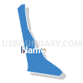 Census Tract 5043.18, Santa Clara County, California (Solid Fill with Shadow)