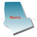Census Tract 5125.08, Santa Clara County, California (Blue Gradient Fill with Shadow)