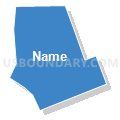 Census Tract 5125.08, Santa Clara County, California (Solid Fill with Shadow)
