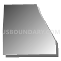 Census Tract 5068.03, Santa Clara County, California (Gray Gradient Fill with Shadow)