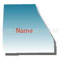 Census Tract 5068.03, Santa Clara County, California (Blue Gradient Fill with Shadow)