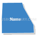 Census Tract 5068.03, Santa Clara County, California (Solid Fill with Shadow)