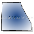 Census Tract 5068.03, Santa Clara County, California (Radial Fill with Shadow)