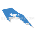 Census Tract 5033.27, Santa Clara County, California (Solid Fill with Shadow)