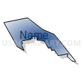 Census Tract 5033.27, Santa Clara County, California (Radial Fill with Shadow)