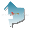 Census Tract 5066.04, Santa Clara County, California (Blue Gradient Fill with Shadow)