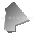 Census Tract 5123.14, Santa Clara County, California (Gray Gradient Fill with Shadow)
