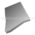 Census Tract 5123.13, Santa Clara County, California (Gray Gradient Fill with Shadow)