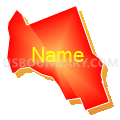 Census Tract 5125.09, Santa Clara County, California (Bright Blending Fill with Shadow)