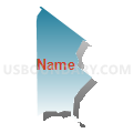 Census Tract 5120.33, Santa Clara County, California (Blue Gradient Fill with Shadow)