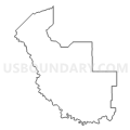 Census Tract 4, Madera County, California (Light Gray Border)