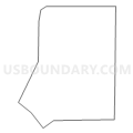 Census Tract 55.17, Fresno County, California (Light Gray Border)