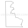 Census Tract 41.05, San Joaquin County, California (Light Gray Border)