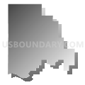 Census Tract 104.23, San Bernardino County, California (Gray Gradient Fill with Shadow)