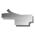 Census Tract 120.02, San Bernardino County, California (Gray Gradient Fill with Shadow)